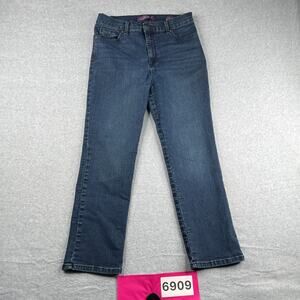 Gloria Vanderbilt Denim Jeans Womens Size 14P Dark Wash Stretch Amanda Petite